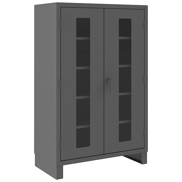 12 ga. ga. Steel Storage Cabinet, 48 in W, 78 in H, Stationary