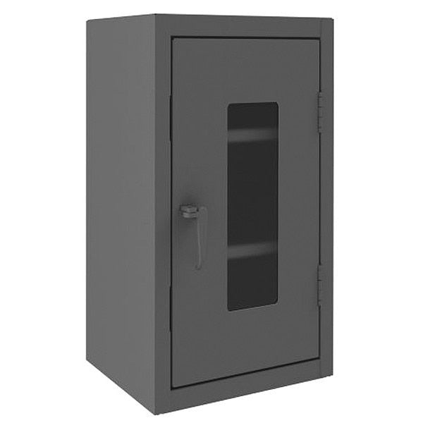 12 ga. ga. Steel Storage Cabinet, 24 in W, 36 in H, Stationary