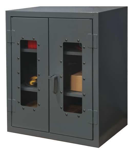 12 ga. ga. Steel Storage Cabinet, 48 in W, 42 in H, Stationary
