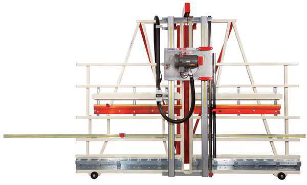 Panel Saw, 8 In., 3450 rpm, Cut H 64 In.