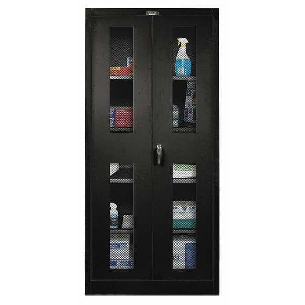22 ga. ga. Steel Storage Cabinet, 36 in W, 72 in H, Stationary