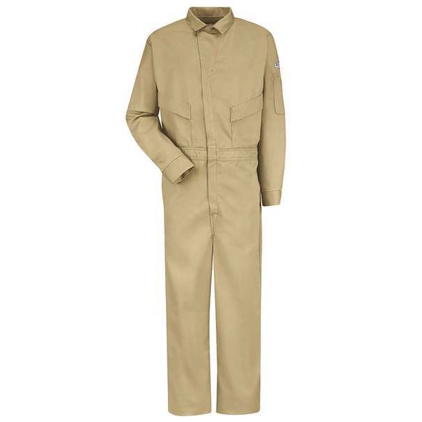 Flame-Resistant Coverall, Khaki, 50 In