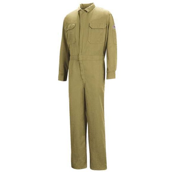 Flame-Resistant Coverall, Khaki, 42 In