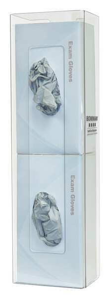 Glove Box Dispenser, PETG, 5-45/64 in. W