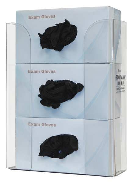 Glove Box Dispenser, (3) Boxes, 3-45/64inD