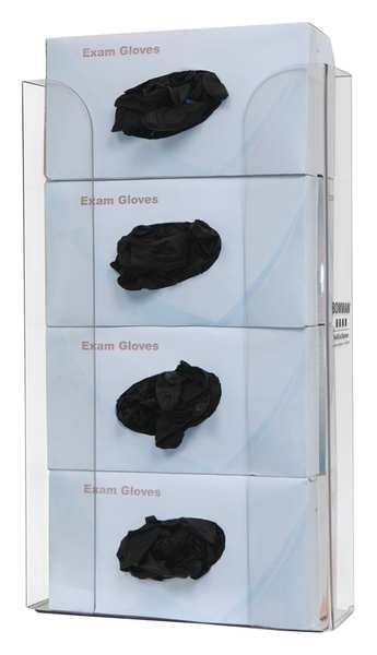 Glove Box Dispenser, (4) Boxes, 3-45/64inD