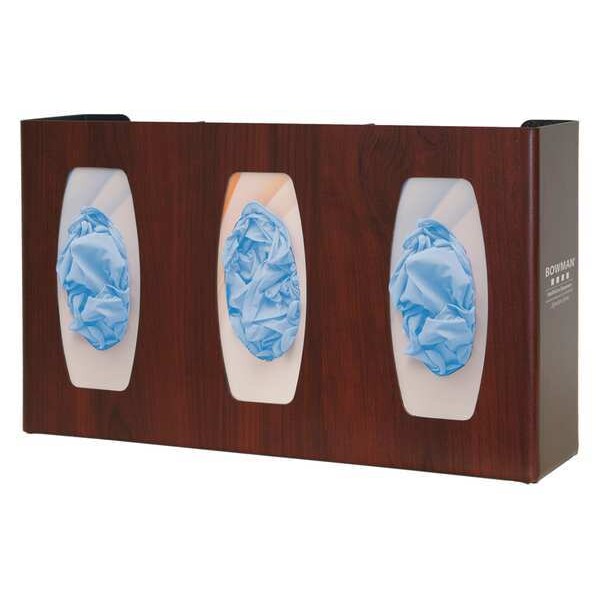 Glove Box Dispenser, (3) Boxes, Cherry