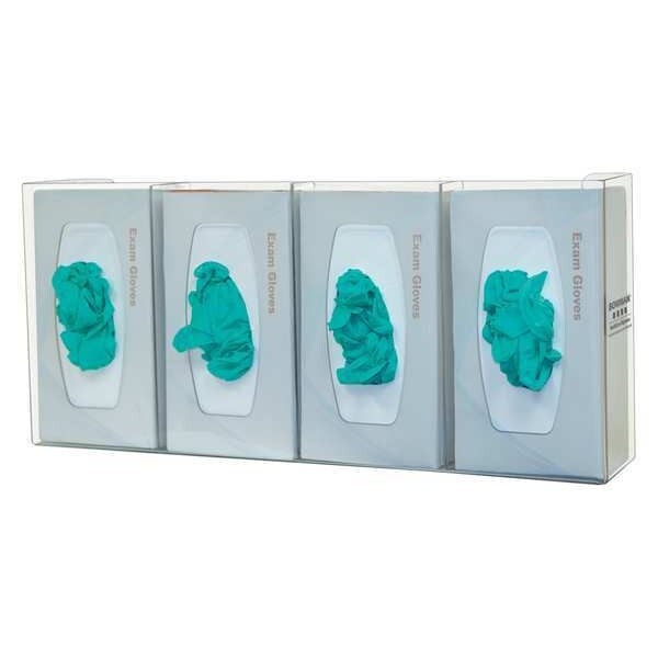 Glove Box Dispenser, PETG, (4) Boxes