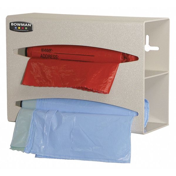 Bag Dispenser Double, ABS Plastic