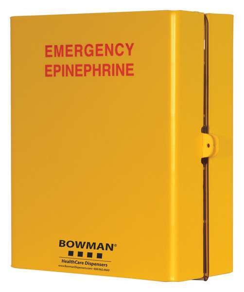 Epinephrine Injector Dispenser, Yellow