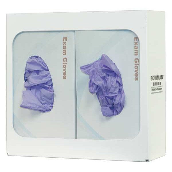 Glove Box Dispenser, PC Steel, 10-9/16in W