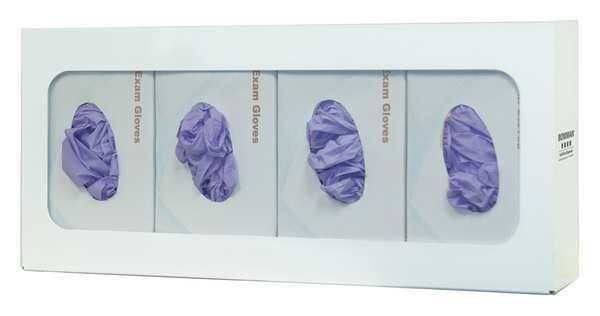 Glove Box Dispenser, PC Steel, 22-21/64inW