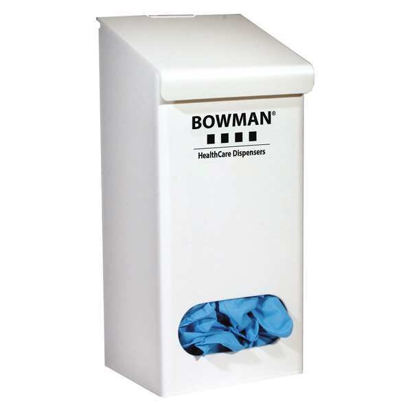 Glove Box Dispenser, White, Bulk