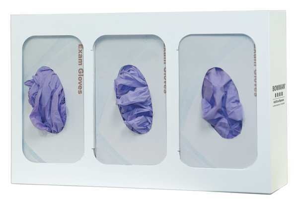 Glove Box Dispenser, PC Steel, 15-7/8inW