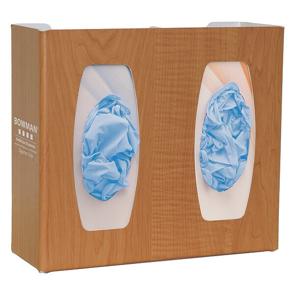 Glove Box Dispenser, (2) Boxes, Maple