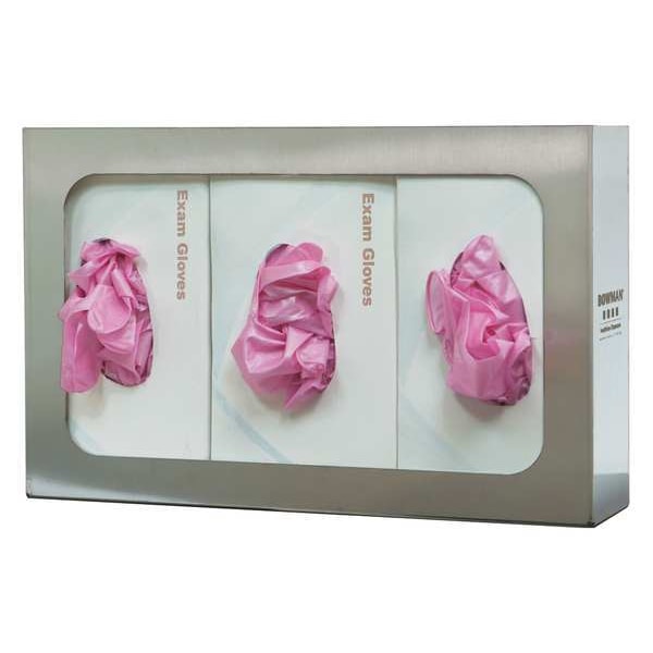 Glove Box Dispenser, (3)Boxes, 15-53/64inW
