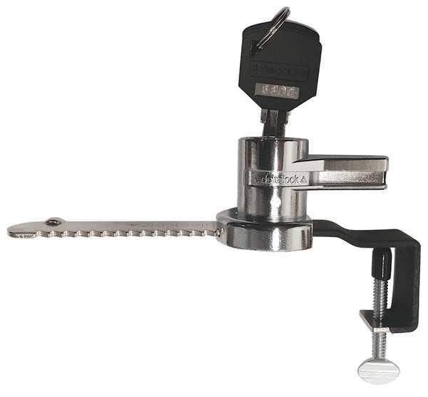 Disc Tumbler Ratchet Lock, Adjustable Bar
