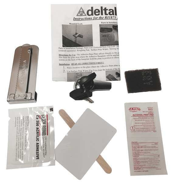 Disc Tumbler Ratchet Lock, PolishedChrome