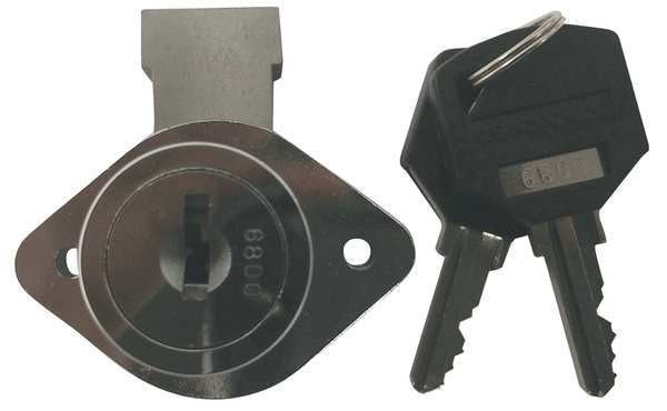 Disc Tumbler Latchbolt Lock, 7/8 in.