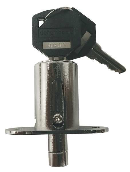 Disc Tumbler Sliding Door Lock, 7/8 in.