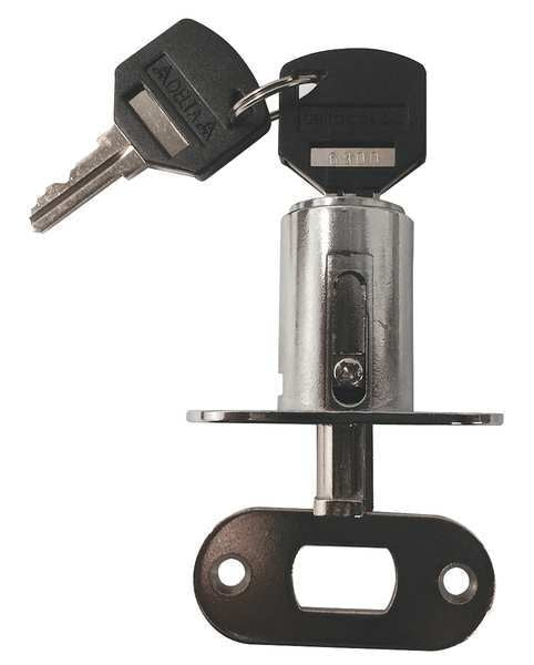 Disc Tumbler Sliding Door Lock, 1-1/4 in.