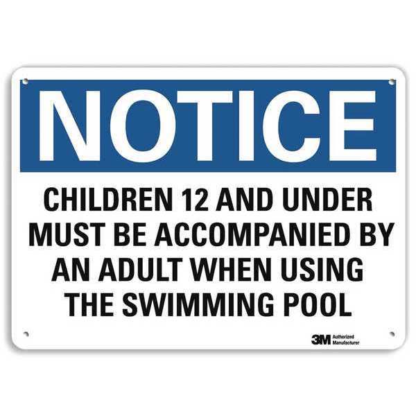 Plastic Notice Sign, 4 Holes, 14