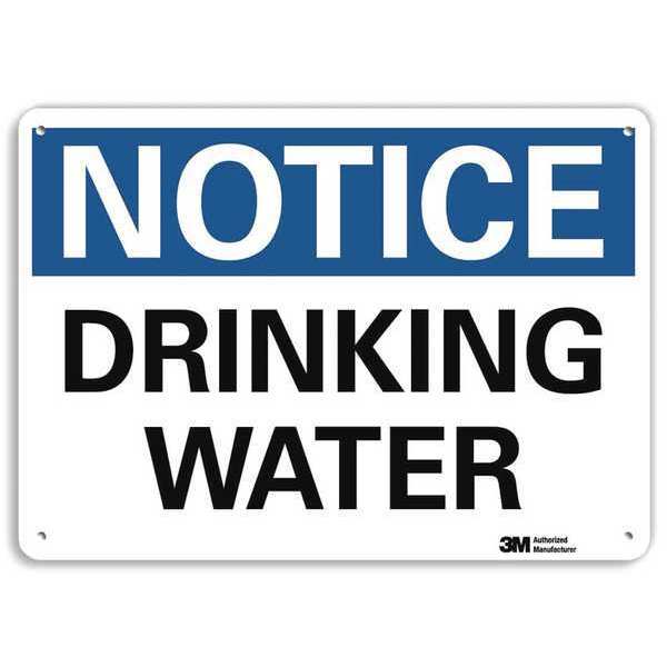 NoticeSign, RecycldReflecAlum, 14inWx10inH, U5-1152-RA_14X10