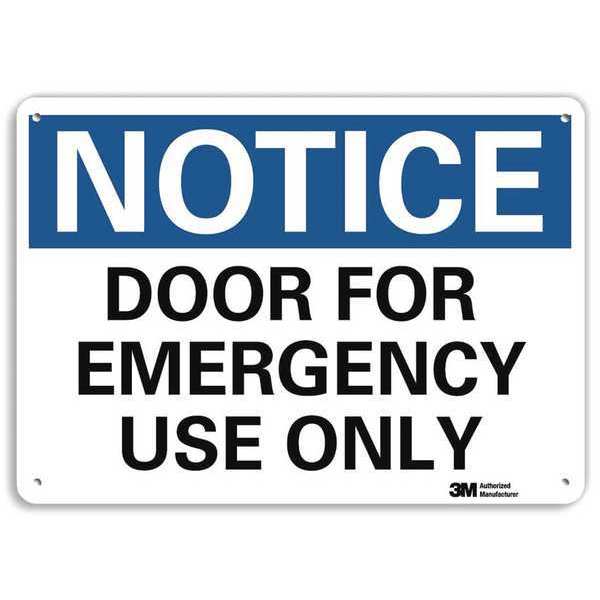 Plastic Notice Sign, 4 Holes, 14