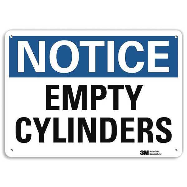 Notice Sign, 7 in H, 10 in W, Vertical Rectangle, English, U5-1196-NA_10x7