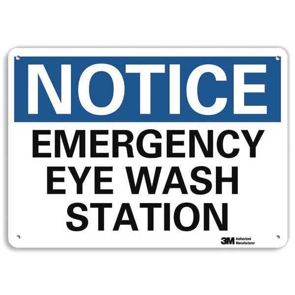 Plastic Notice Sign, 4 Holes, 10