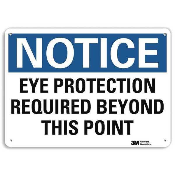 Plastic Notice Sign, 4 Holes, 10