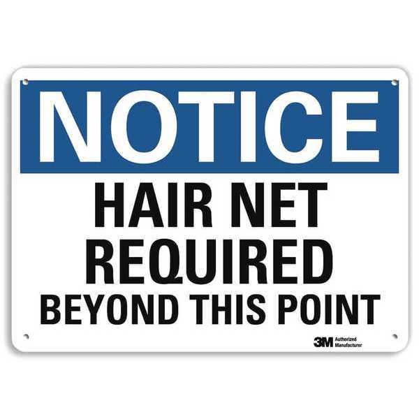 Plastic Notice Sign, 4 Holes, 14