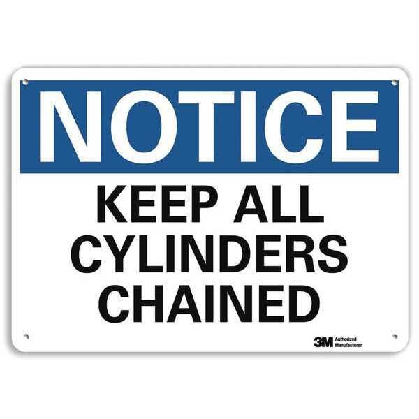 Notice Sign, 7 in H, 10 in W, Vertical Rectangle, English, U5-1280-NA_10x7