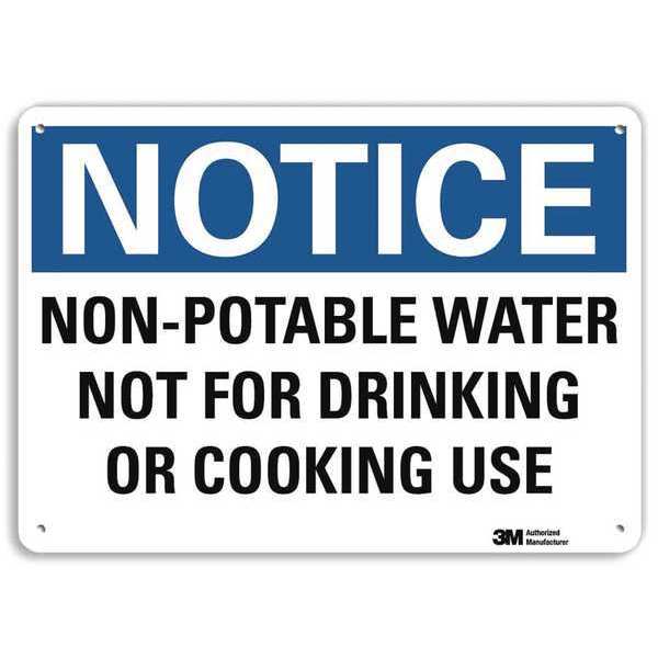 Plastic Notice Sign, 4 Holes, 14