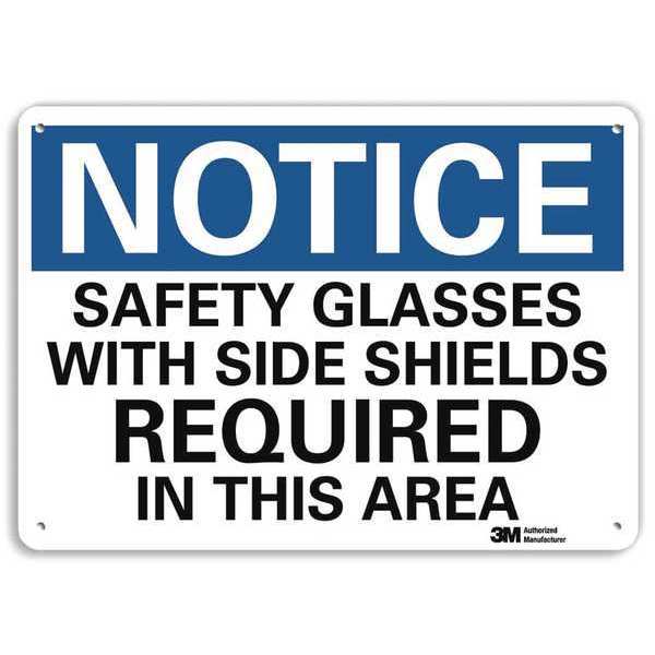Plastic Notice Sign, 4 Holes, 14