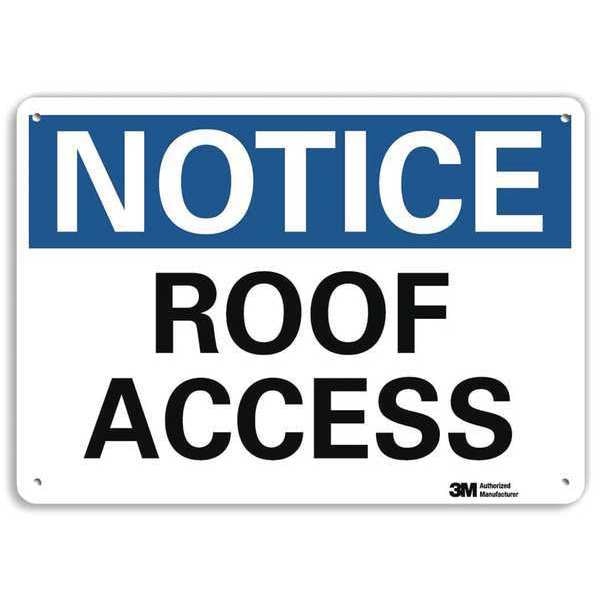 Facility Sign, 7 in H, 10 in W, Plastic, Vertical Rectangle, English, U5-1488-NP_10X7