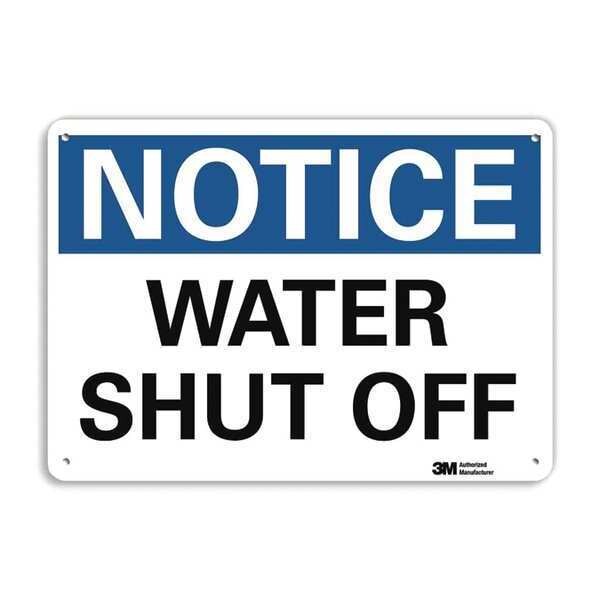 NoticeSign, RecycldReflecAlum, 14inWx10inH, U5-1619-RA_14X10