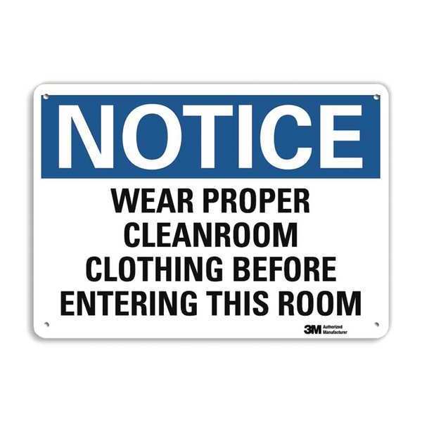 Plastic Notice Sign, 4 Holes, 10