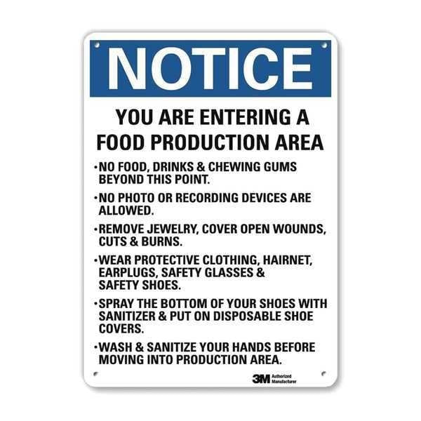 Plastic Notice Sign, 4 Holes, 7