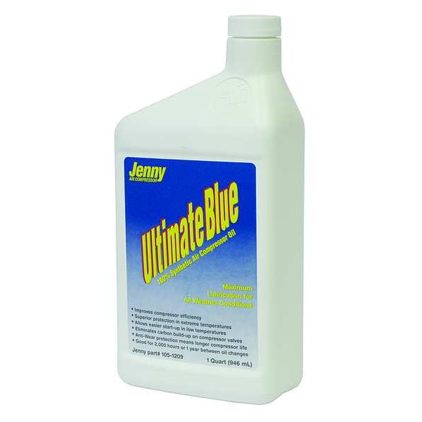 Compressor Oil, Synthetic Oil, 12 qt.