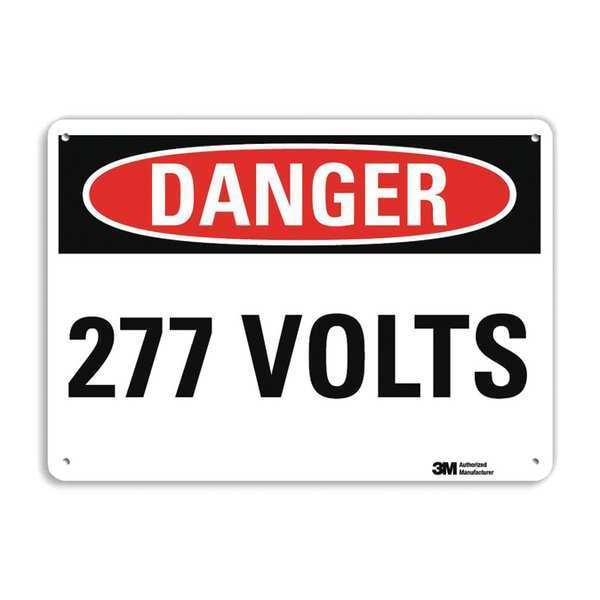 Plastic Danger Sign, 4 Holes, 10