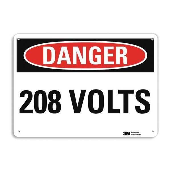 Plastic Danger Sign, 4 Holes, 14