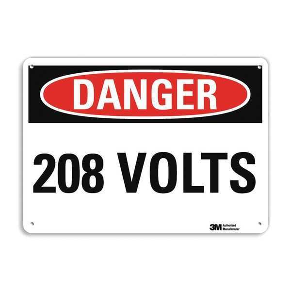 Plastic Danger Sign, 4 Holes, 10