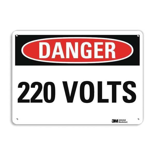 Plastic Danger Sign, 4 Holes, 14