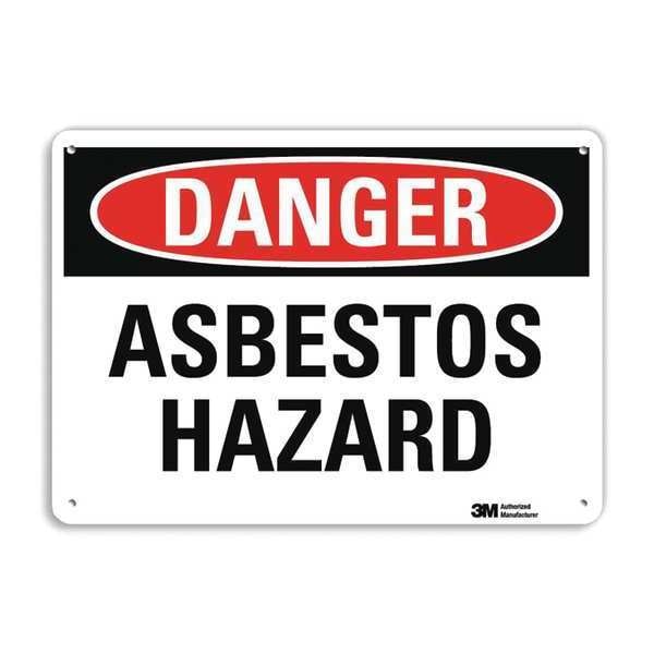 Danger Sign, 10 in H, 14 in W, Vertical Rectangle, English, U3-1114-NA_14x10