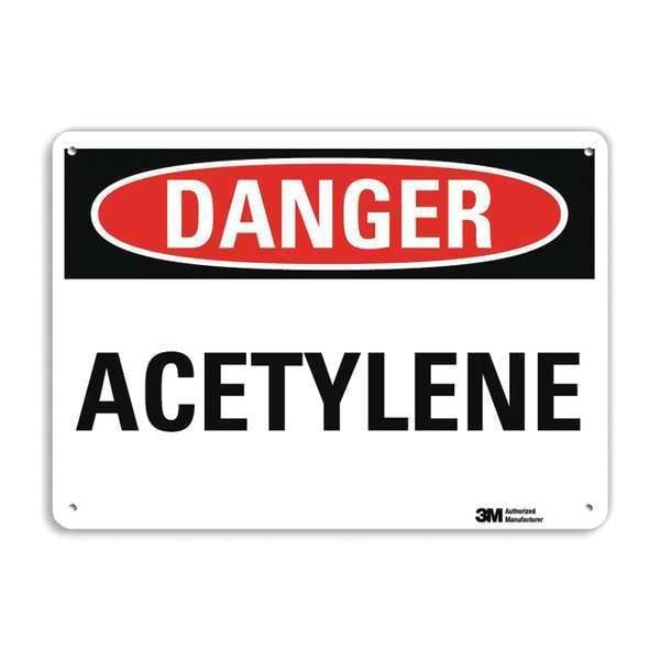 Danger Sign, 7 in H, 10 in W, Plastic, Vertical Rectangle, English, U3-1083-NP_10X7