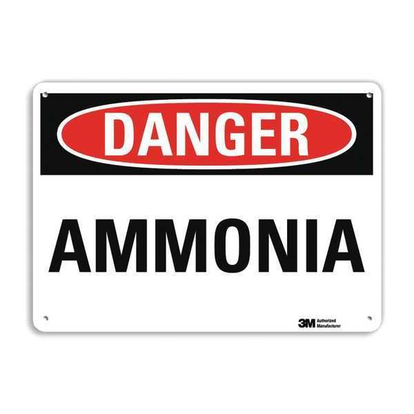 Danger Sign, 10 in H, 14 in W, Vertical Rectangle, English, U3-1102-RA_14X10