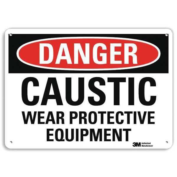 Danger Sign, 4 Hole Mount, 14inWx10inH, U3-1161-RA_14X10