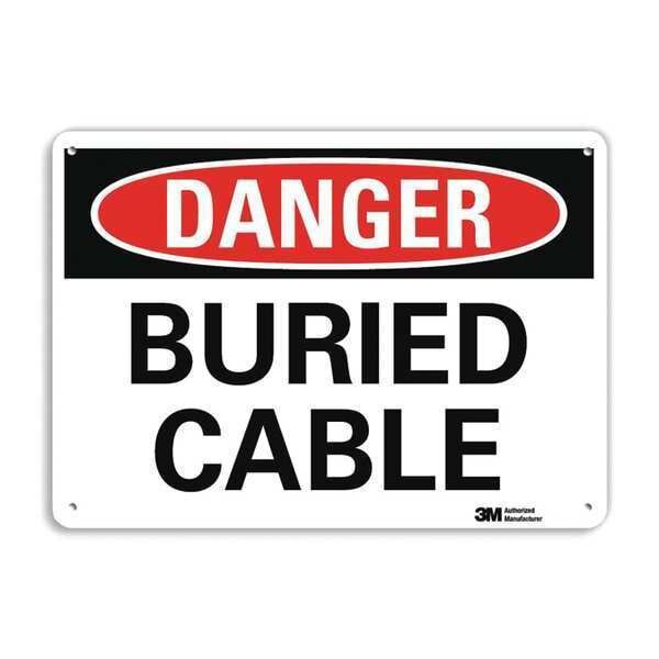 Danger Sign, 10 in H, 14 in W, Vertical Rectangle, English, U3-1140-RA_14X10