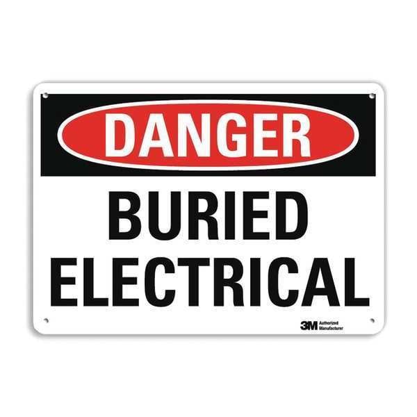 Danger Sign, 4 Hole Mount, 14inWx10inH, U3-1141-RA_14X10